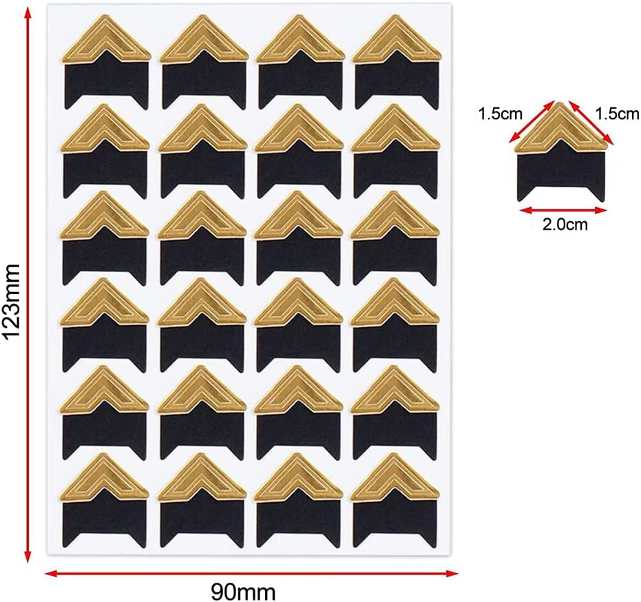 2022 120Pcs Self-Adhesive Photo Frame Corner Sticker Decor Craft Scrapbook AUS image number 1