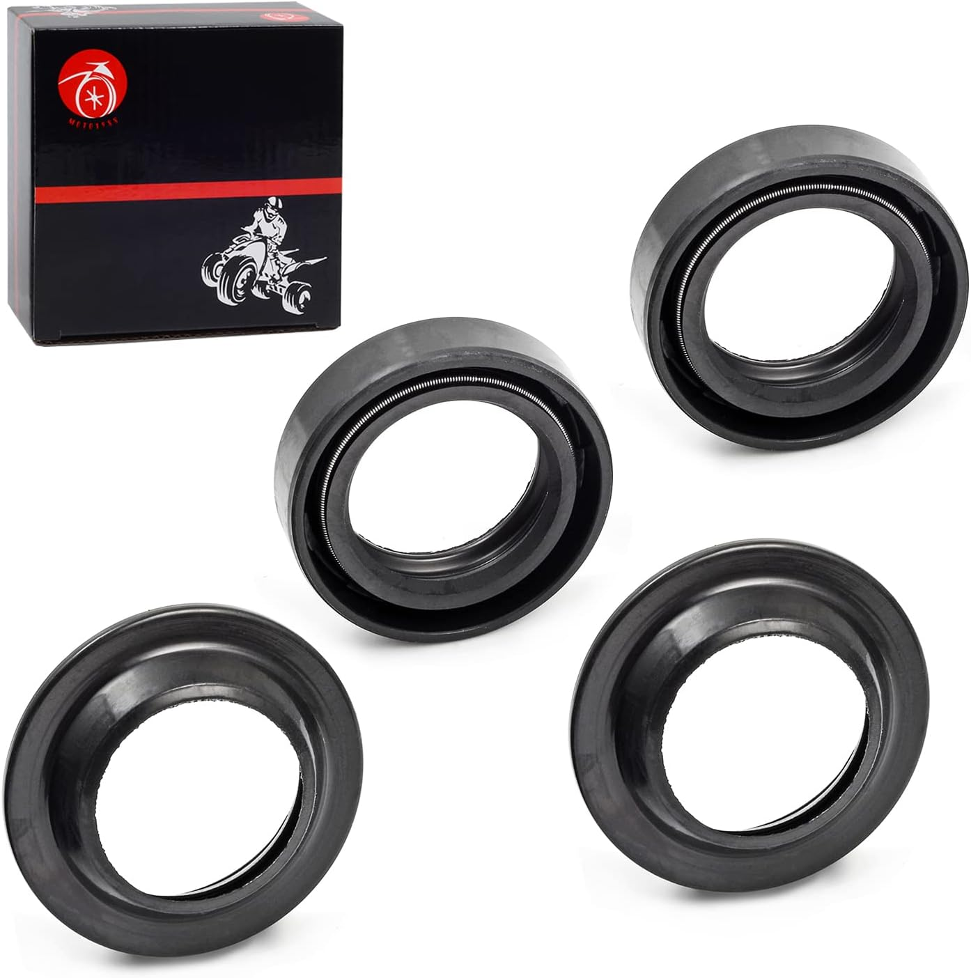 Front Fork Seal & Dust Seal Kit for HONDA CRF100F CRF80F CRF70F XR100R XR80R XR70R 1985-2013 51490-GN1-013 51490-GZ0-305 image number 3