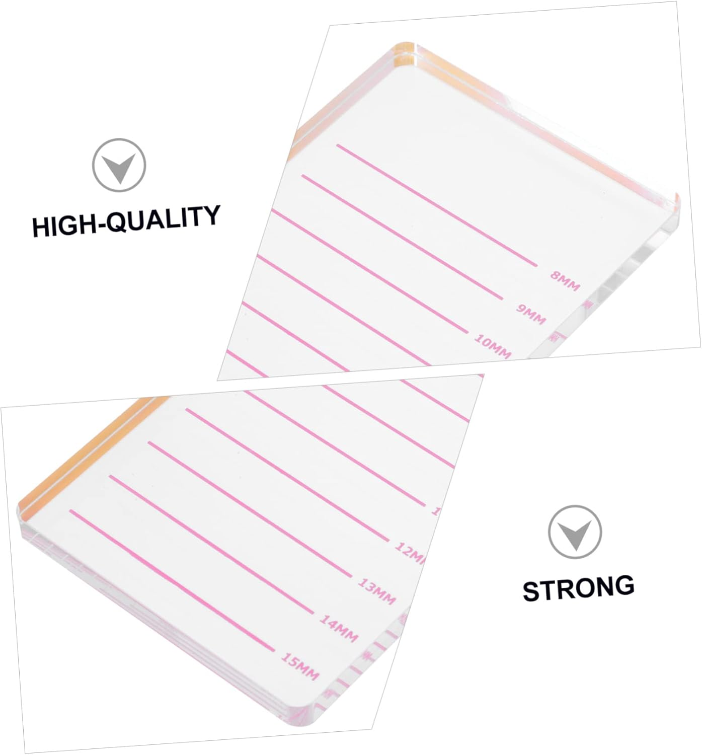 Minkissy 2Pcs Delicate Eyelash Grafting Board Eyelash Grafting Holder for Lash Extension Use image number 5