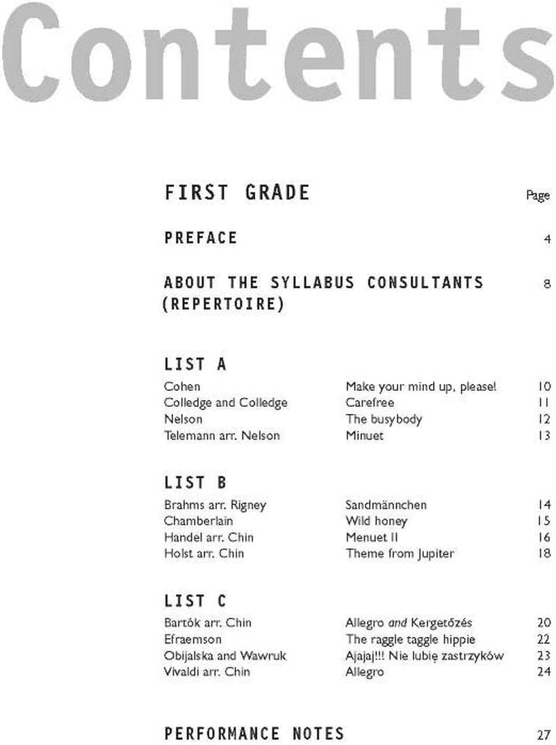 AMEB Violin Grade 1 Series 9 Handbook Black