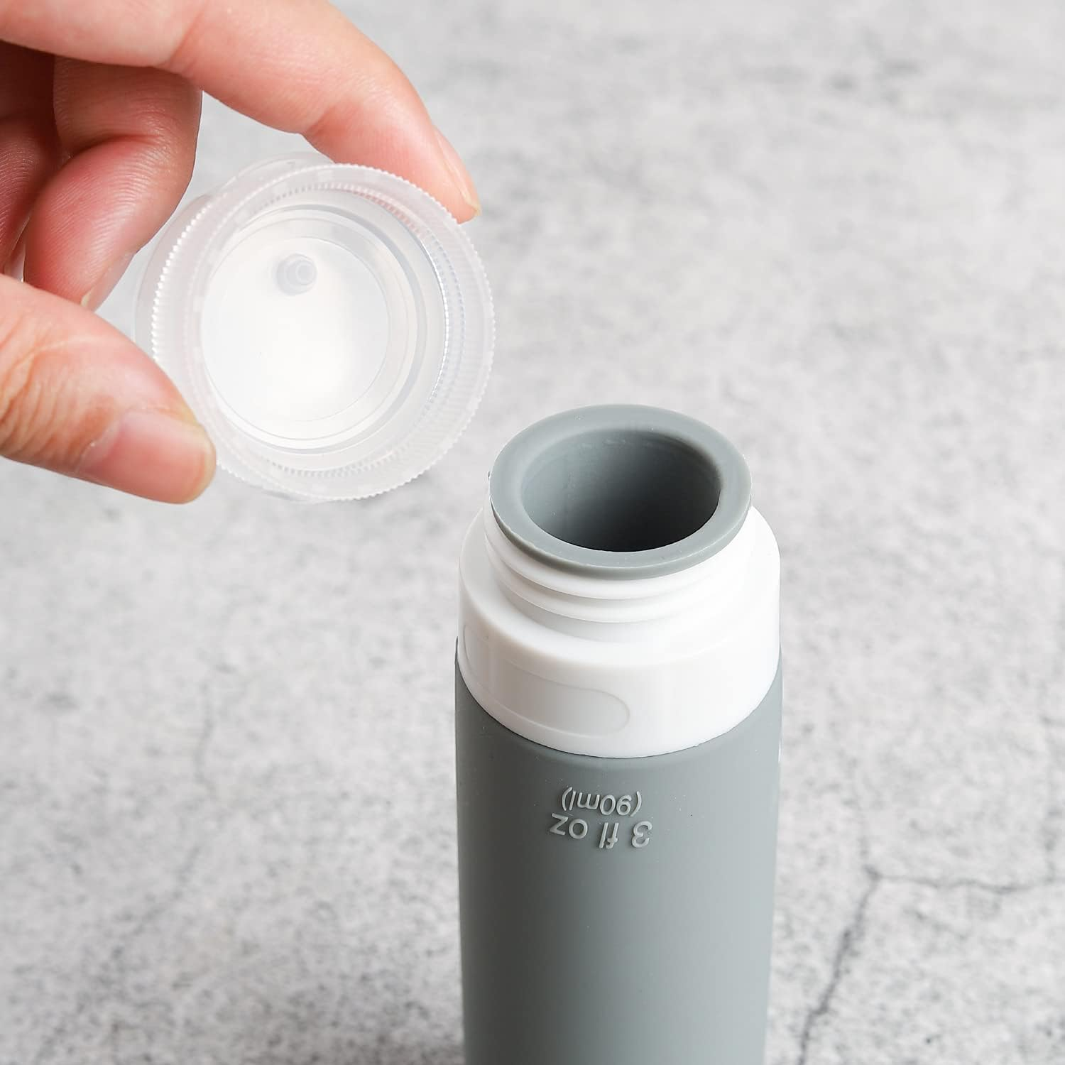 16 Pack Travel Bottles Set - TSA Approved Leak Proof Silicone Squeezable Containers for Toiletries, Conditioner, Shampoo, Lotion & Body Wash Accessories (16 Pcs/Black Pack) - Black image number 5