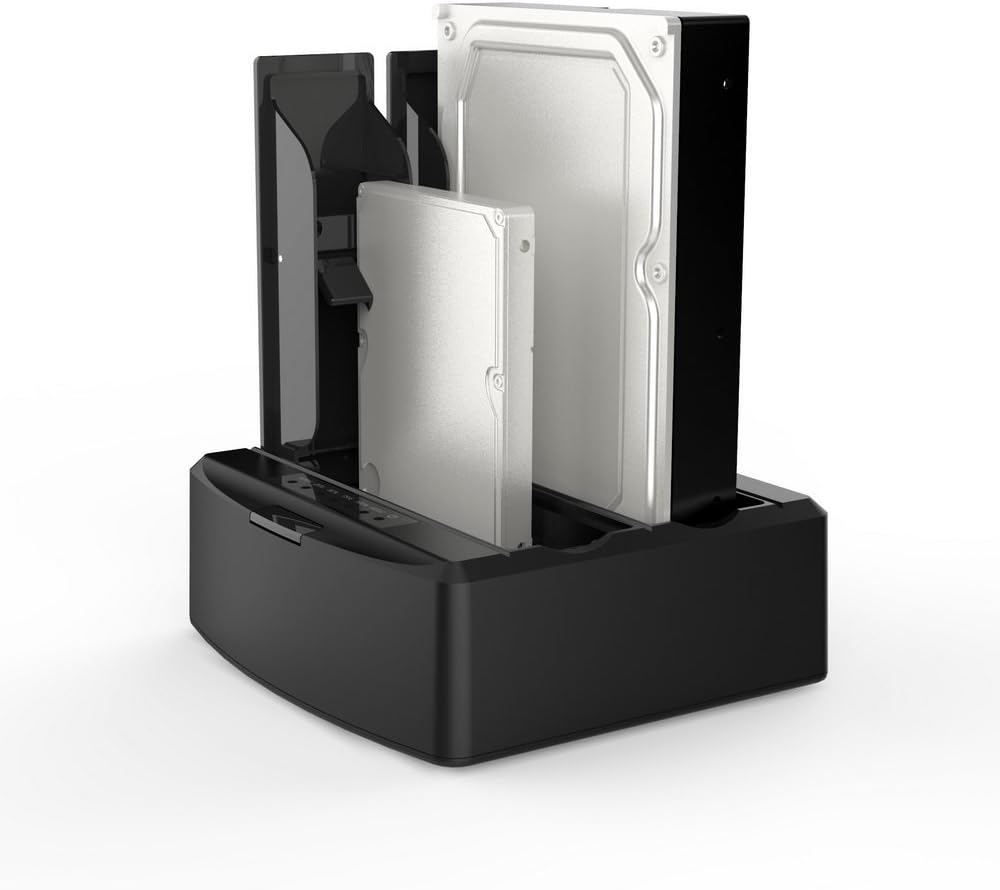 Simplecom SD312 Dual Bay USB 3.0 Docking Station for 2.5" and 3.5" SATA Drive Black