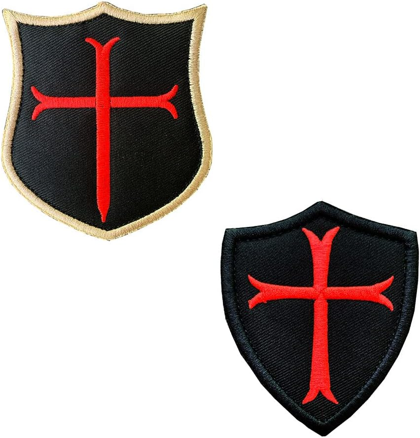 2 PCS Service Dog Stress & Anxiety Response Vests/Harnesses Emblem Embroidered Fastener Hook & Loop Dog Patch, K9 Unit Zombie Outbreak Response Team Embroidered Patch Hook and Loop Badges