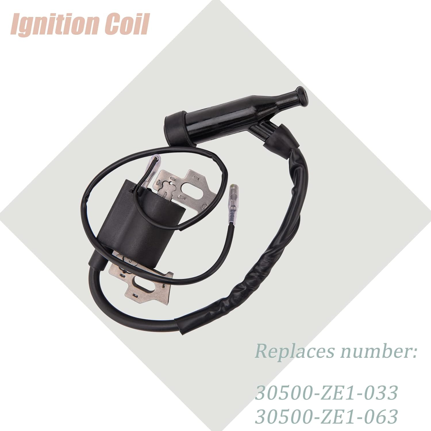 GX160 GX200 Carburetor Compatible with Honda GX120 GX140 GX 160 GX168 GX200 5HP 5.5HP 6.5HP Engine, GX160 Carburetor + Recoil Starter + Ignition Coil + Air Filter Tune up Kit image number 5