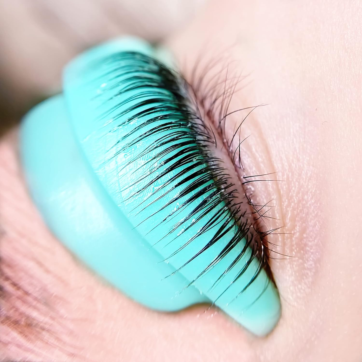 Eyelash Lift Pads Lash Lift Rods Eyelash Perm Silicone Pads 5 Sizes Reusable Soft Lash Lift Shields for Different Length Eyelashes Perfect Lifting (Mint Green)