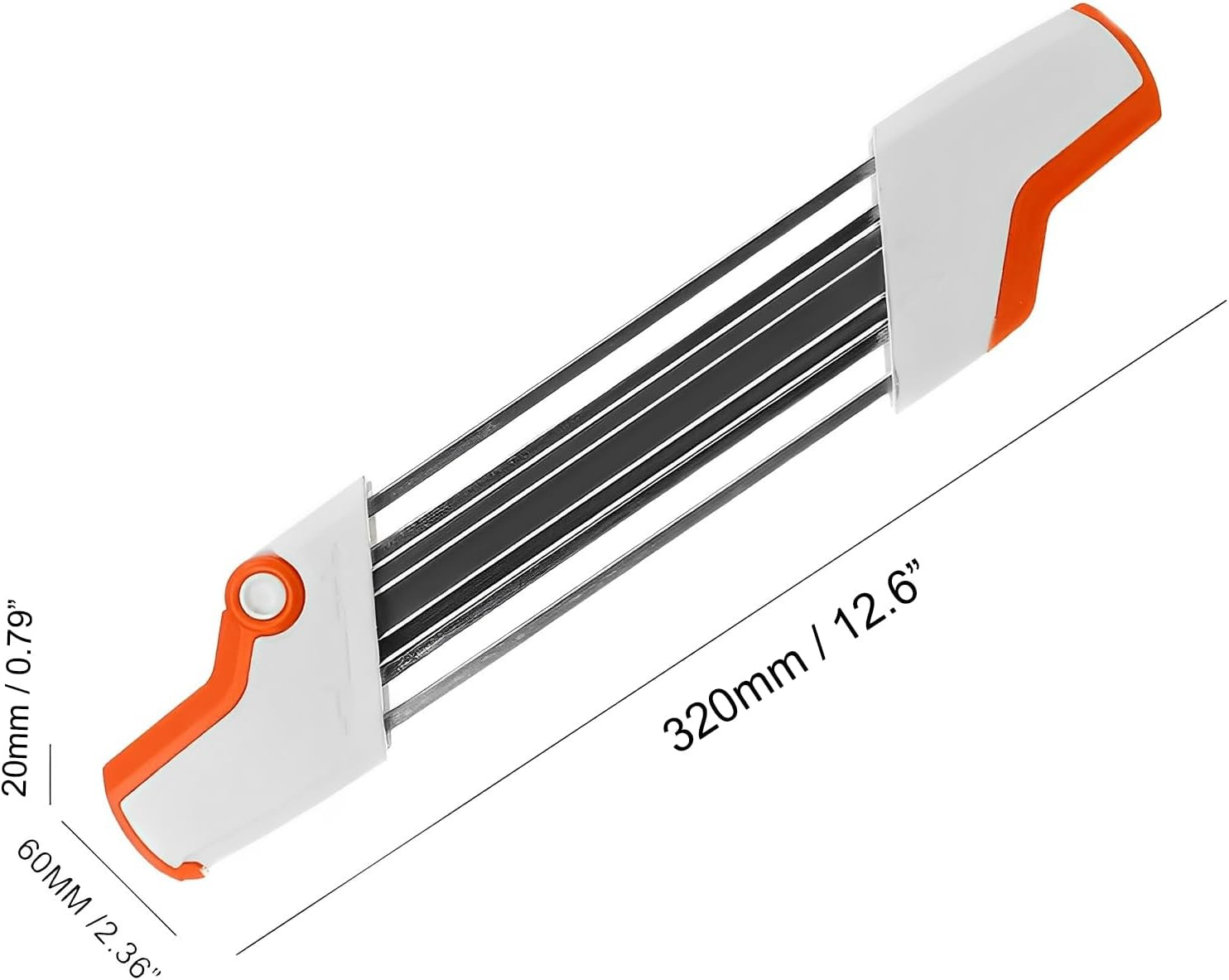 Chainsaw Sharpener 2 in 1 Design, Easy File Chain Saw Sharpener Tool for 0.325'' Pitch - 3/16" (4.8Mm) File Diameter Sharpening Tool image number 6