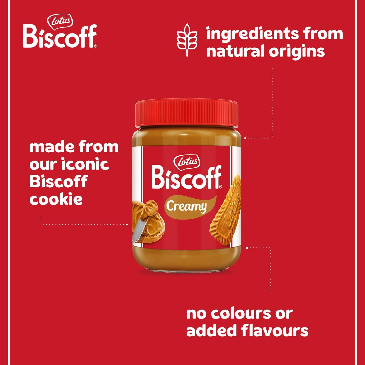 Lotus Biscoff - Sweet Spread - Smooth - 400G Pack of 1 image number 3