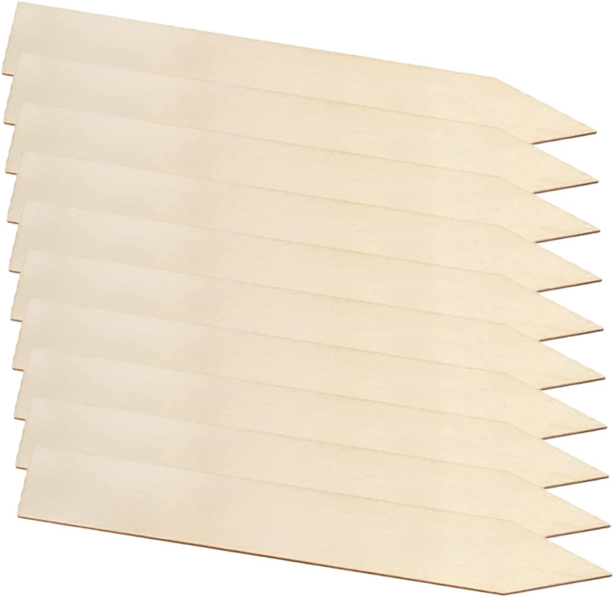 30Pcs Wooden Garden Markers Blank Plant Labels 2X15Cm Linden Wood Plant Name Tags for Flower Beds Succulent Garden Stakes for Outdoor Gardening