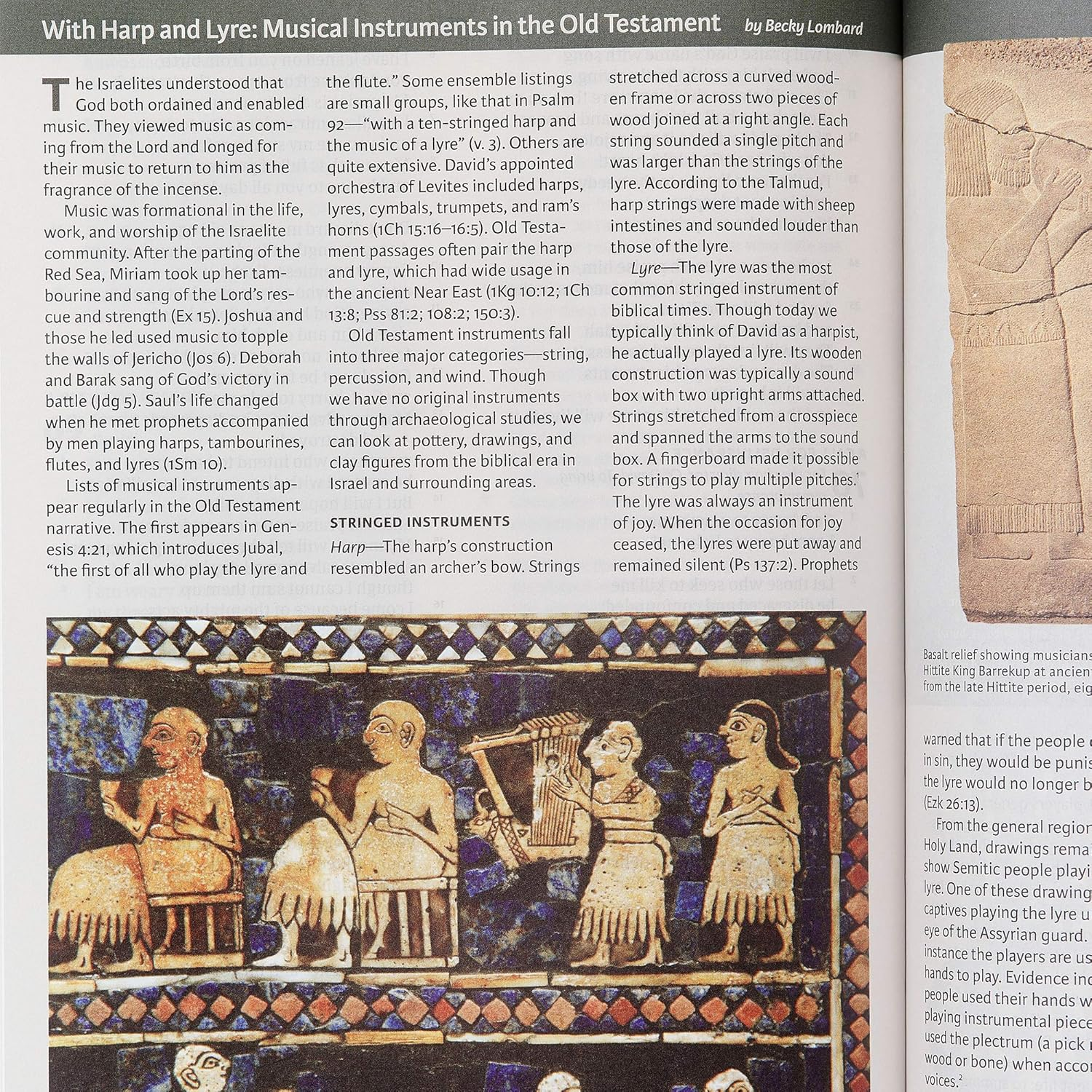 CSB Holy Land Illustrated Bible, Ginger Leathertouch image number 4