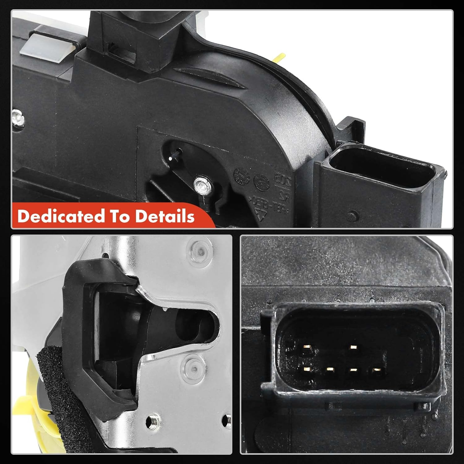 A-Premium Door Latch Lock Actuator Compatible with Cadillac and Chevy Vehicles - SRX 2010-2016 Sport Utility, Volt Base 2011-2015 Hatchback, with Anti-Theft System - Rear Driver, Replace# 13579555 image number 1