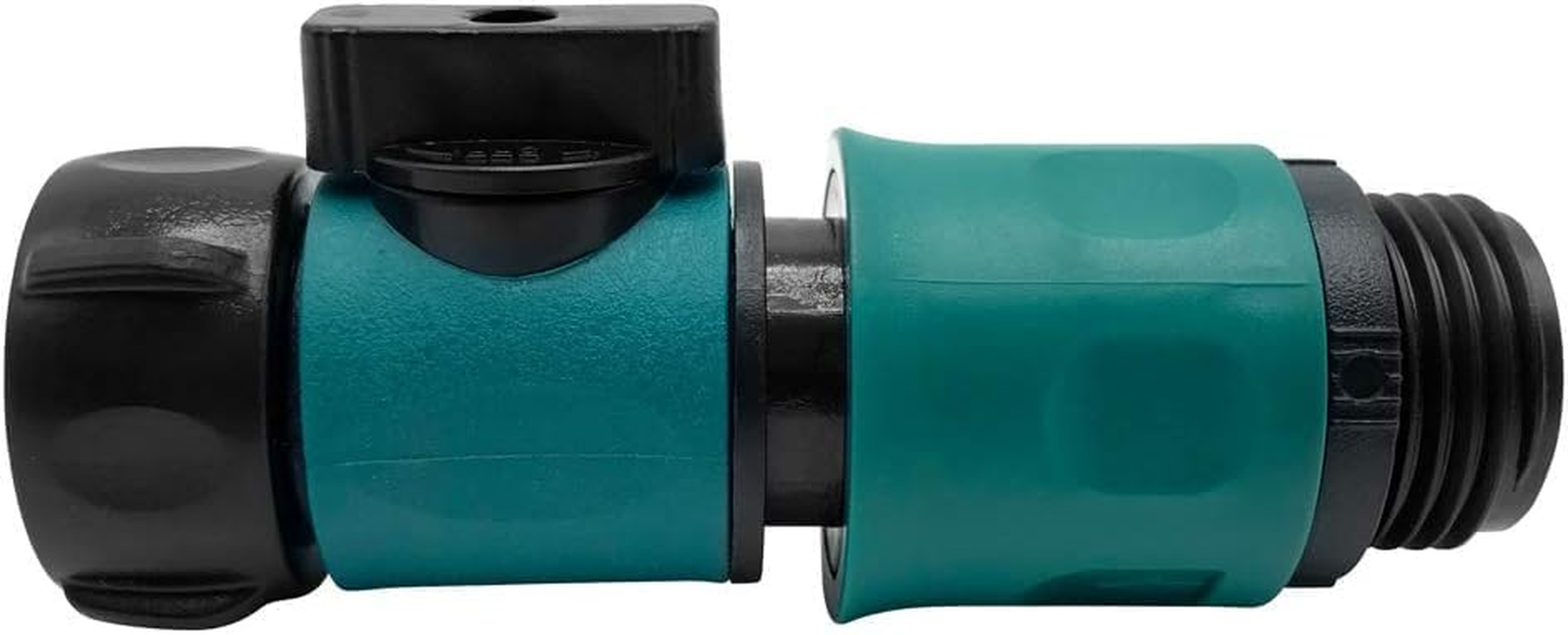 Plastic Garden Hose Quick Connect with Shutoff Valve Set Male and Female, 3/4&rdquo; Quick Connectors with Valve for Water Hose Coupling, Quick Release Kit Hose Fittings and Adapters (5 Sets/ 10 Pc) image number 2