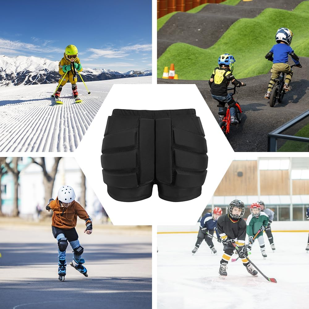 Skating Pads for Kids Ice Skating Accessories 3D Protection for Butt and Tailbone Kids HIPS Protective Pads XL image number 1