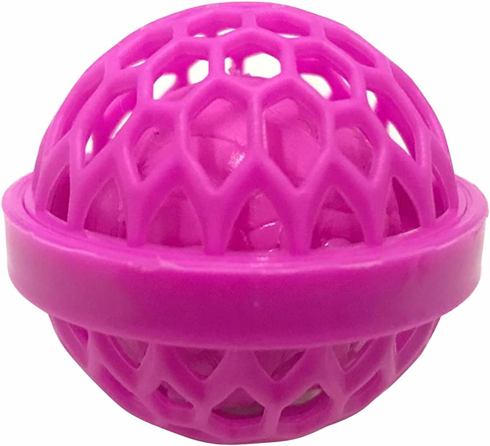 The Cleaning Ball Best Dust Sucker Sticky inside Ball Picks up Dust, Dirt and Crumbs from Any Difficult Angles inside Car, Bag, Suitcase, Purse, Backpacks Smart and Reusable, Pink image number 2