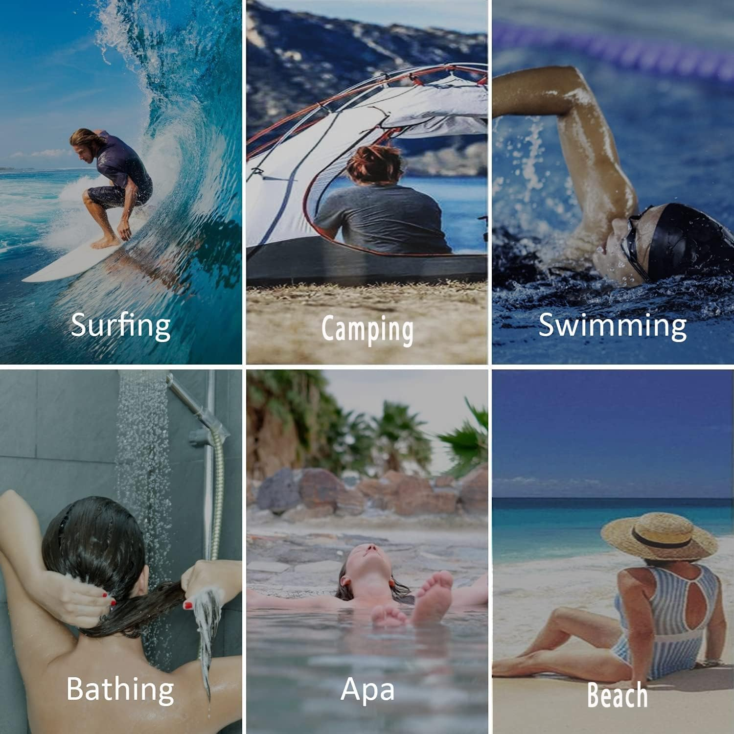 Kaylz Hooded Beach Towel for Girls Microfiber Towels Adults Quick Dry Surf Poncho Wearable Stripe Soft Bath Surfing Swimming Outdoor Sports (75X110Cm, Purple) image number 6