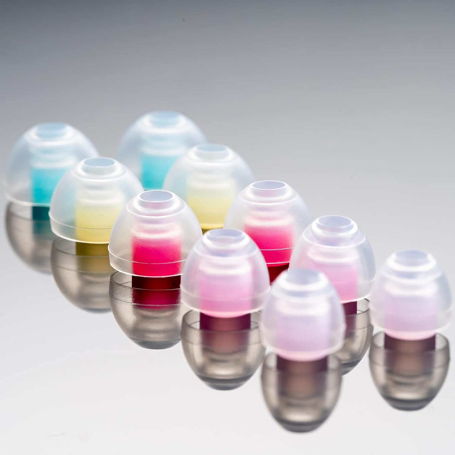 Spinfit CP100 plus for IEM - XL - Medical Grade Silicone Patented Eartips, Secure Fit and Supreme Comfort, Reduce Allergic Reaction, One Set Fits Normal and Thin Nozzles(2 Pairs)(With Inserts) image number 3