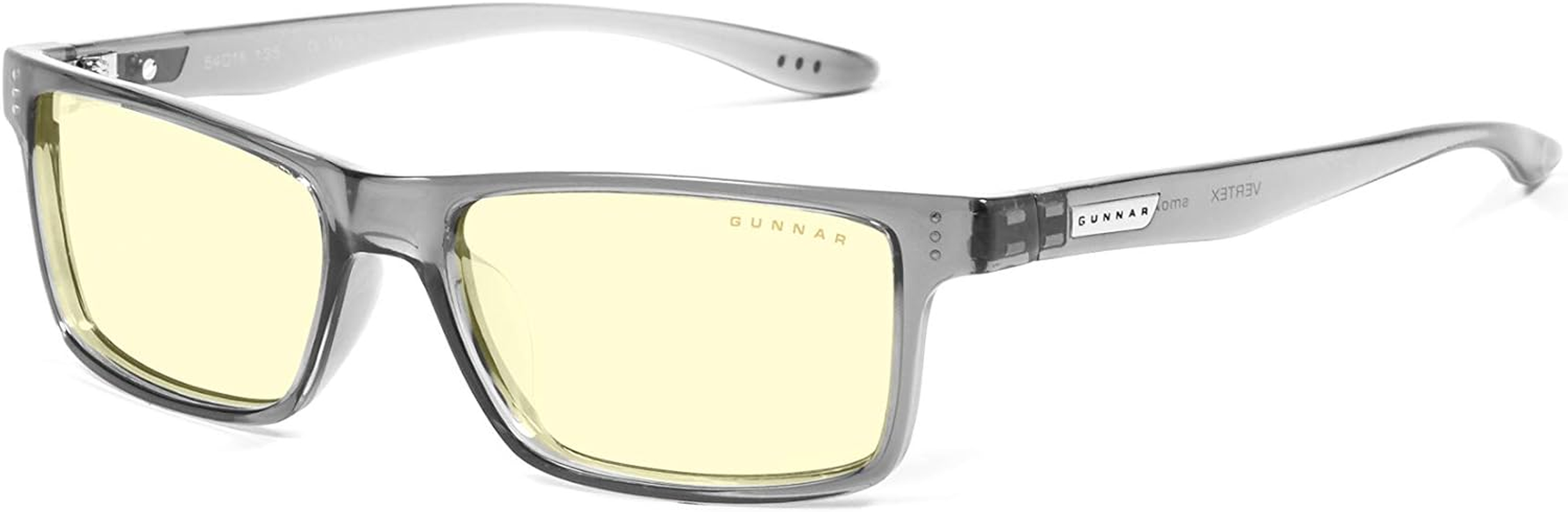 GUNNAR - Gaming and Computer Glasses - Blocks 65% Blue Light - Oakland, Onyx, Amber Tint, Natural Focus, Amber, One Size image number 2