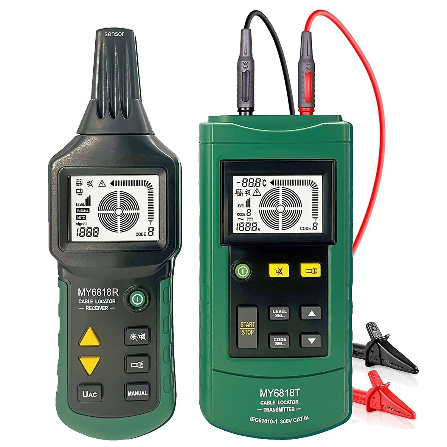 Wire Tracker, Telephone Cable Locator 12-400V AC/DC Wall Underground Pipe Wire Detector, Professional Cable Toner Finder, Electrical Circuits, Fuses, Switches, Short Circuit Breaker Fault Finder image number 5