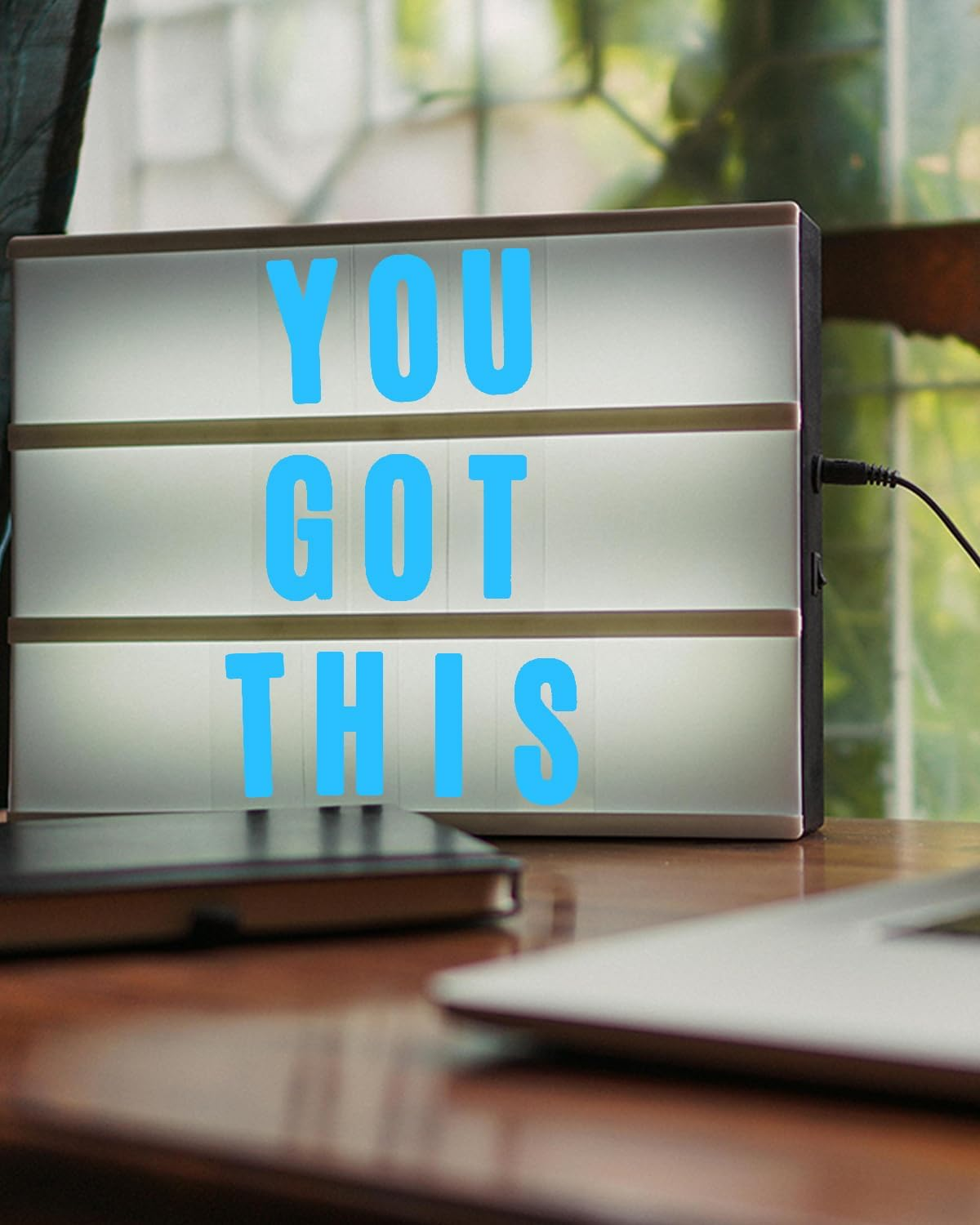 2 Inch Sticky Vinyl Letter Number Stickers, 4 Sheets Self Adhesive Stick on Alphabet Symbol Sticker for Scrapbook, Bottle Decor - Light Blue image number 4