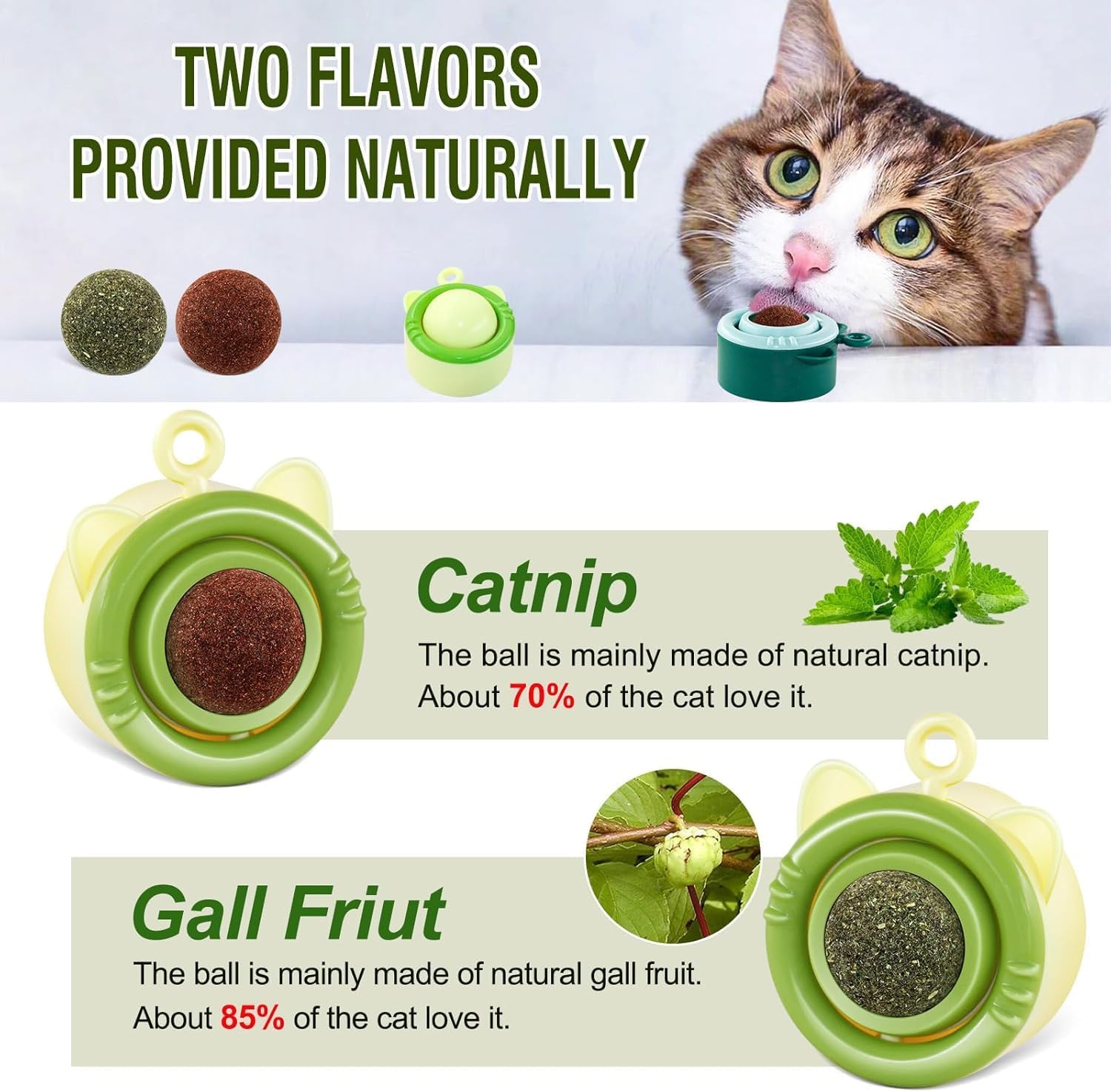 3PCS Cat Molar Scratch Toys, Self Play Extended Cat Cotton Rope Toys with Silvervine Fruit, Natural Catnip Kittens Cat Chew Toy for Teeth Cleaning, Interactive Cat Dental Stick for Cat Kitty (4 PCS) image number 5