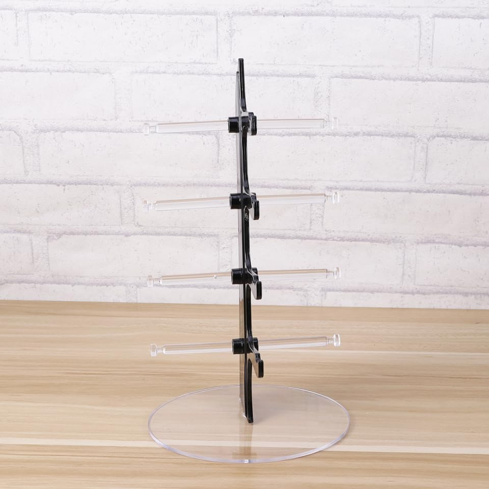 Alipis Desktop Organizer Eyeglasses Display Stand for Sunglasses Home Shop Storage Rack Black Easy to Install Multi-Purpose Holder for Jewelry Eyewear image number 1