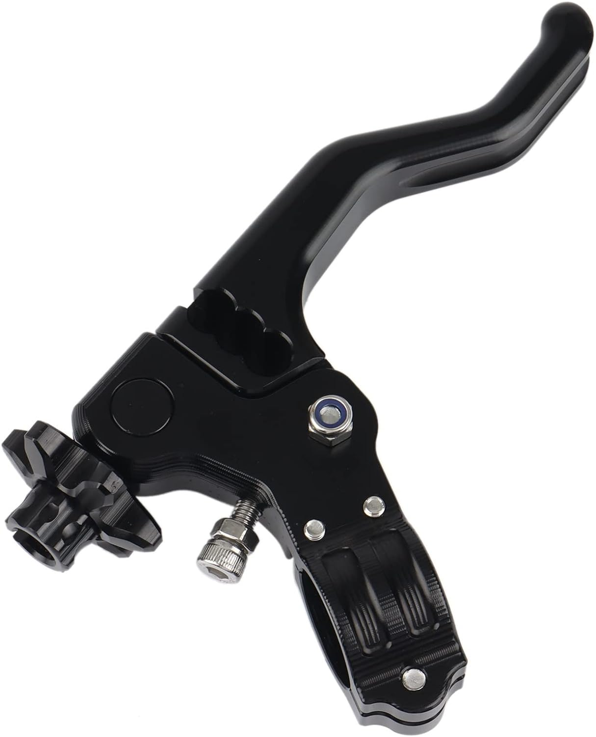 Jingfei Motorcycle 22Mm Stunt Clutch Lever Short Performance Cable Easy Pull Left Lever for Grom Rm125(Black) image number 2