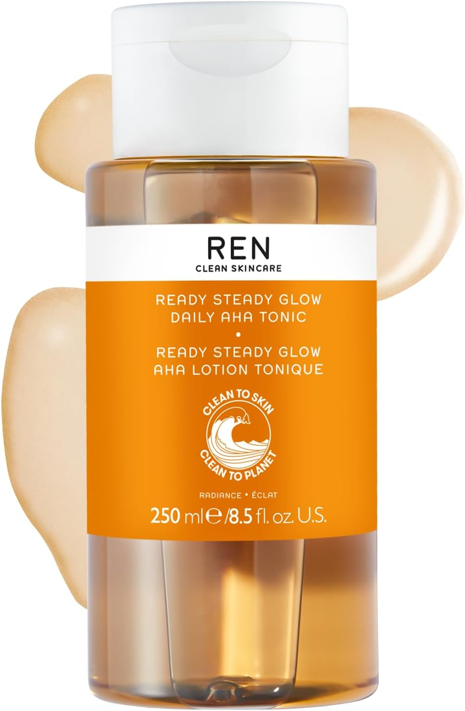 REN Ready Steady Glow Daily AHA Tonic by REN for Women - 8.5 Oz Toner, 251.38 Millilitre image number 4