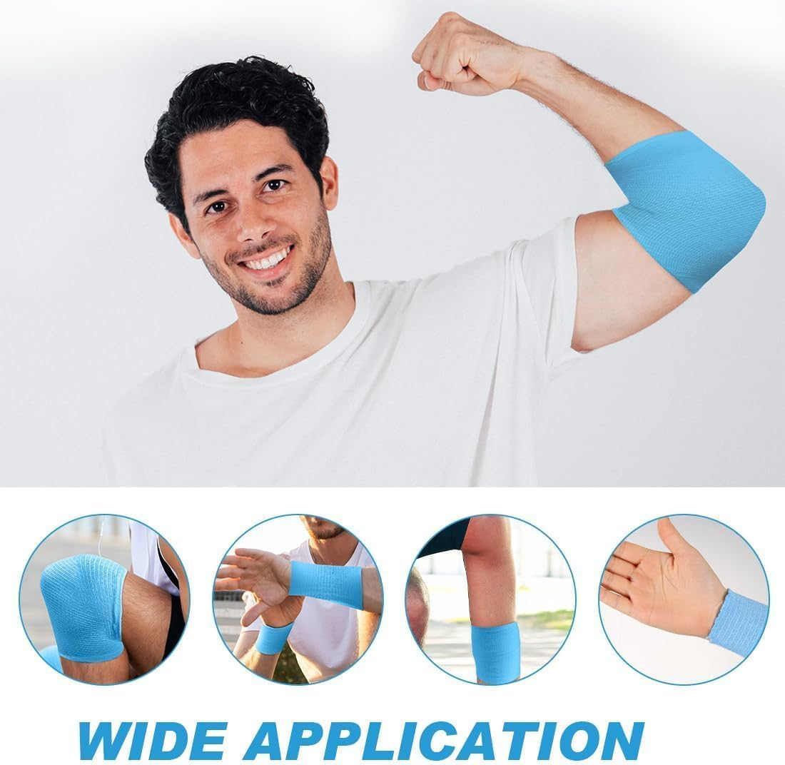 Elasticated Tubular Bandage Stretchable Tubi Grip Cotton Gauze Size D Tubular Bandages, 1Roll Elasticated Tubular Bandage Stretchable Cotton Gauze Size D Tubular Bandages, 8.75CM X 5M image number 1