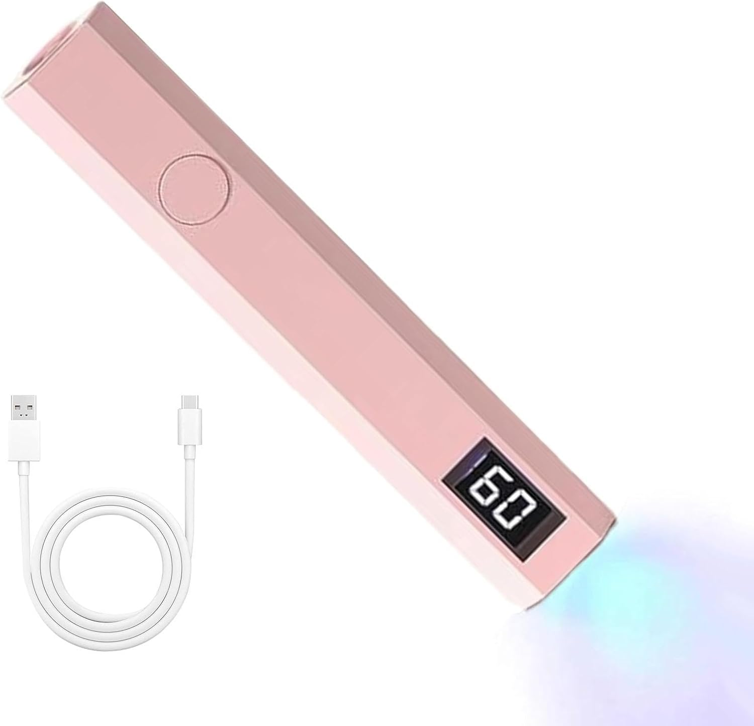 Single Gel Nail UV Light, Single Nail UV Light - LED Display Small Light Pen for Nails,Wireless Timer Lamp 2, Professional Portable Dryer for Autoco image number 3