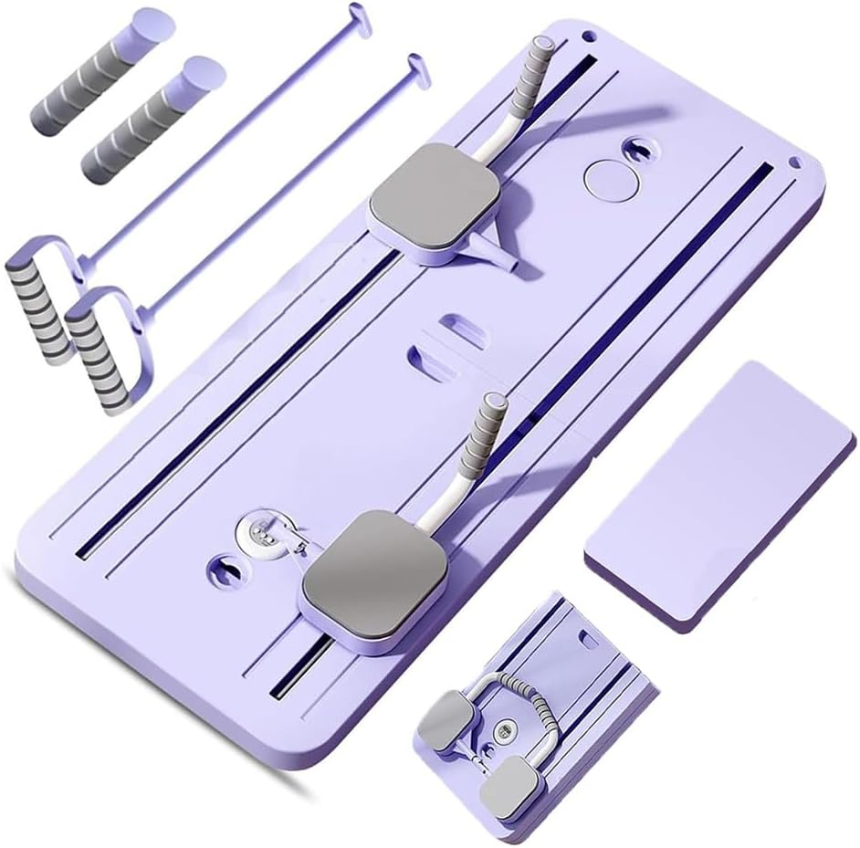 Pilates Board. 2025 Pilates Body Shaping Machine Set. 5-In-1 Pilates Skateboard. Multifunctional Foldable Pilates Body Shaping Machine. Multifunctional Abdominal Board. (Purple) image number 3