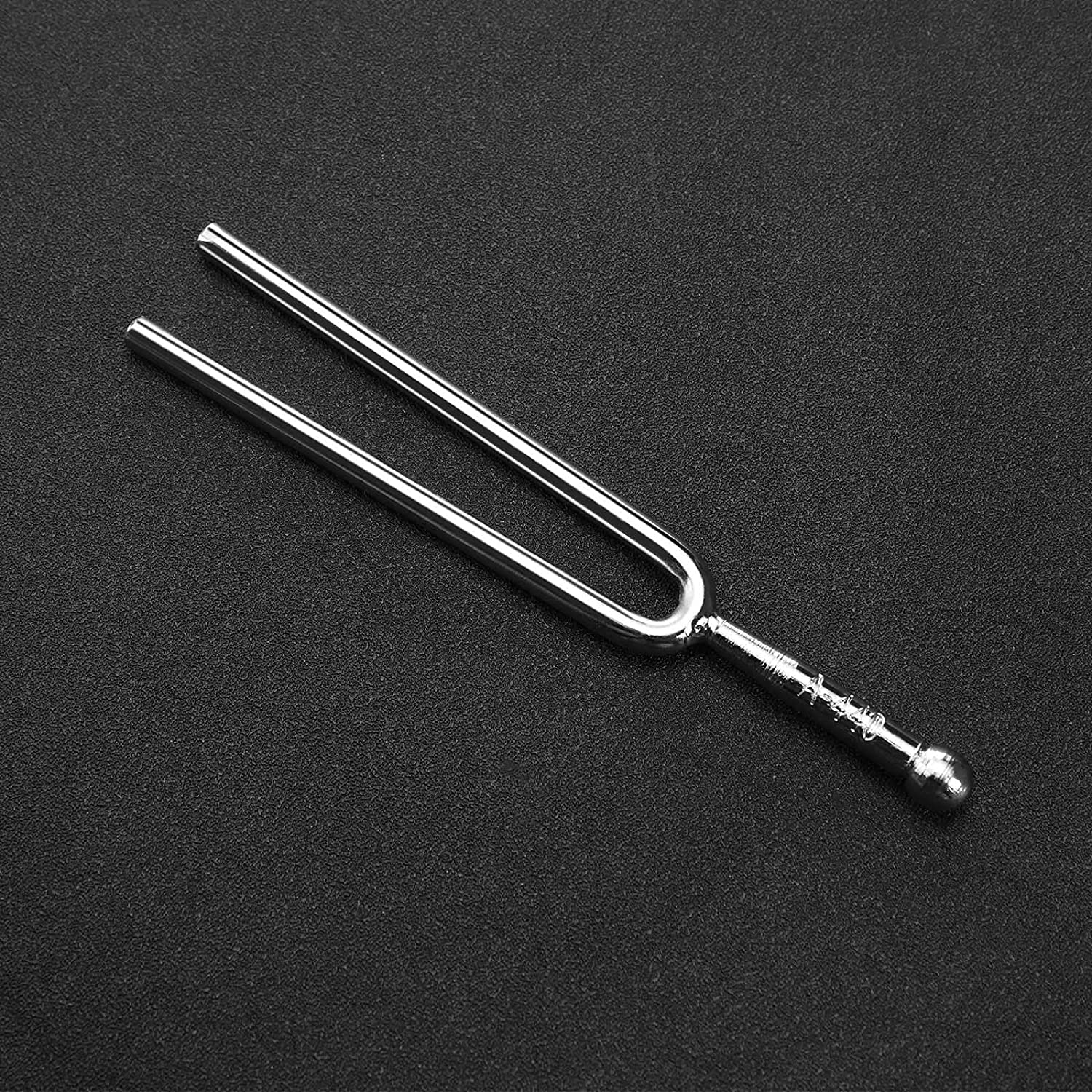 SING F LTD 2PCS A440Hz Tuning Fork Stainless Steel Music Tuning Fork Standard Tuning Fork with Ball on Handle for Violin Guitar Instrument