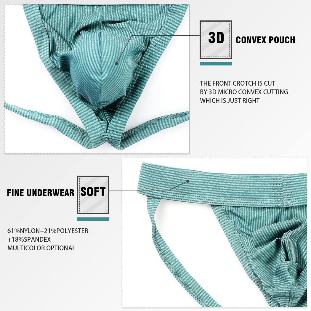 Arjen Kroos Men'S Jockstrap Underwear Breathable Mesh Athletic Supporter Jock Straps image number 4