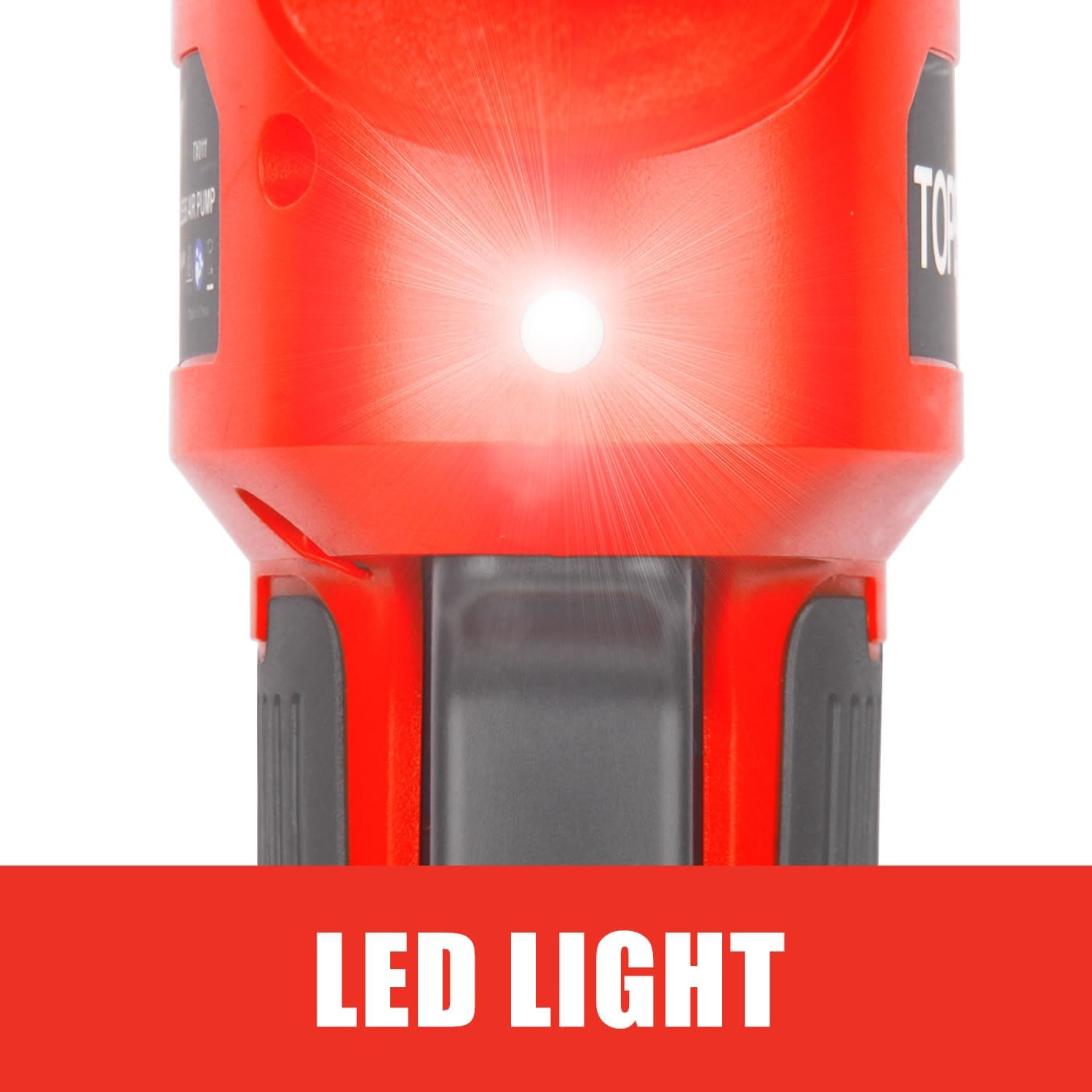 TOPEX 20V Cordless Air Compressor Car Tyre Inflator W/Digital Pressure Gauge LED Light