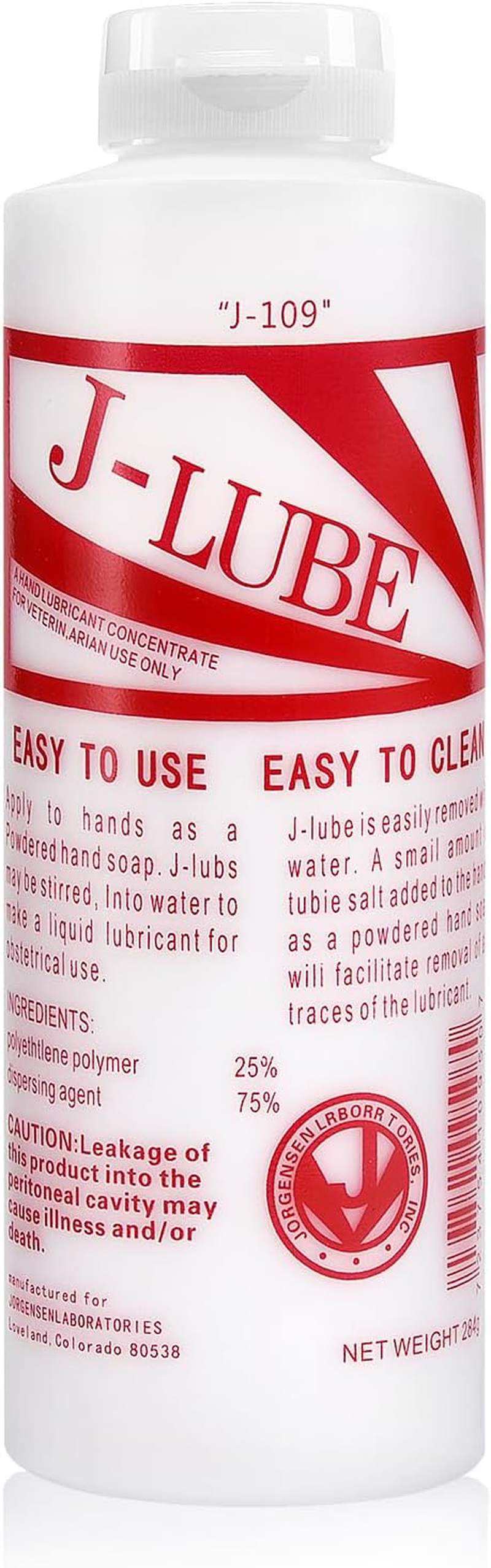 J-LUBE FISTING Powder Mixes with Water One Bottle Makes 6-8 Gallons of Lubricant 10 Oz / 284G (Pack of 1) (1)