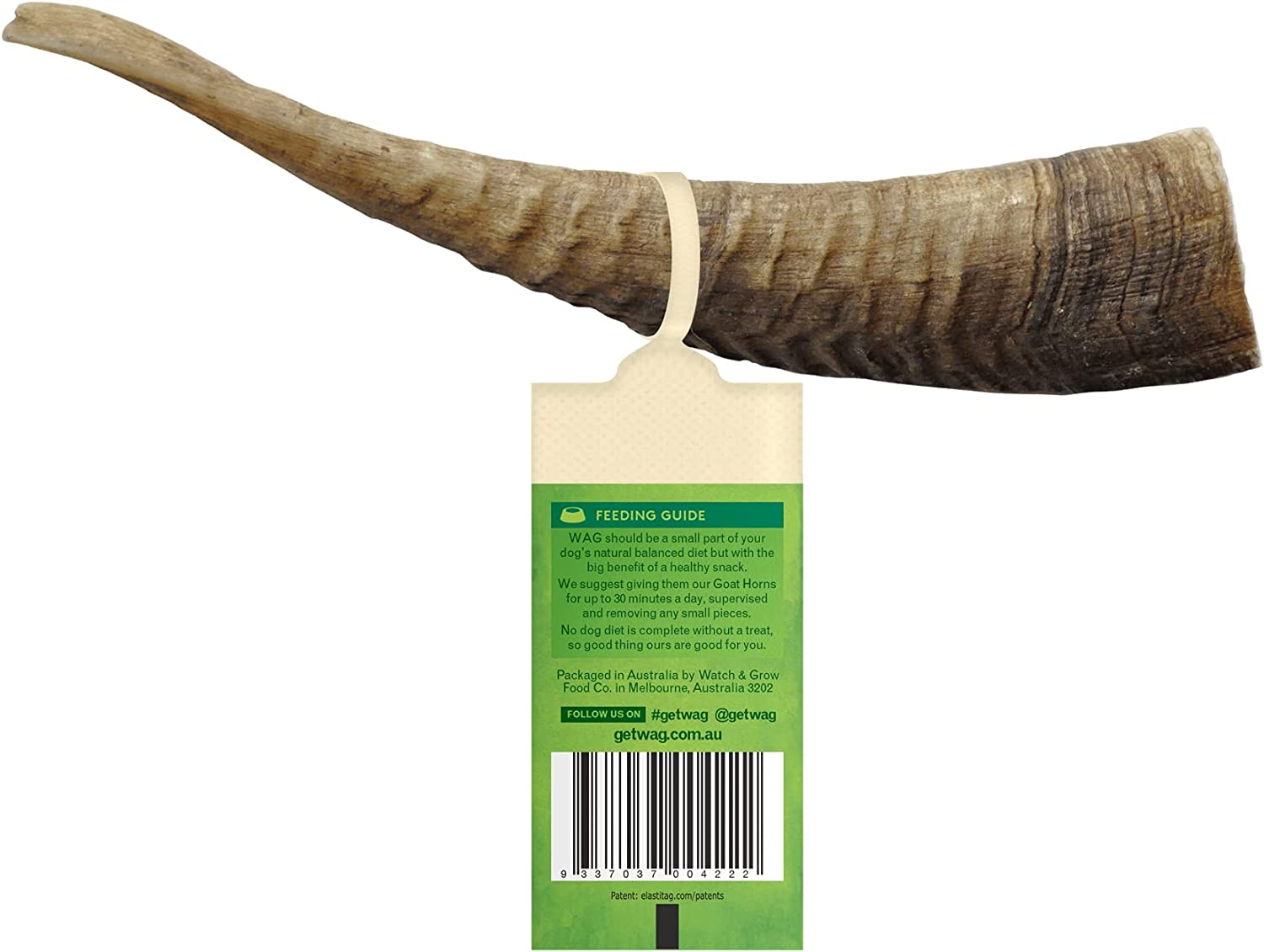 WAG Goat Horn Dog Treat, 4 Pack, Small image number 3