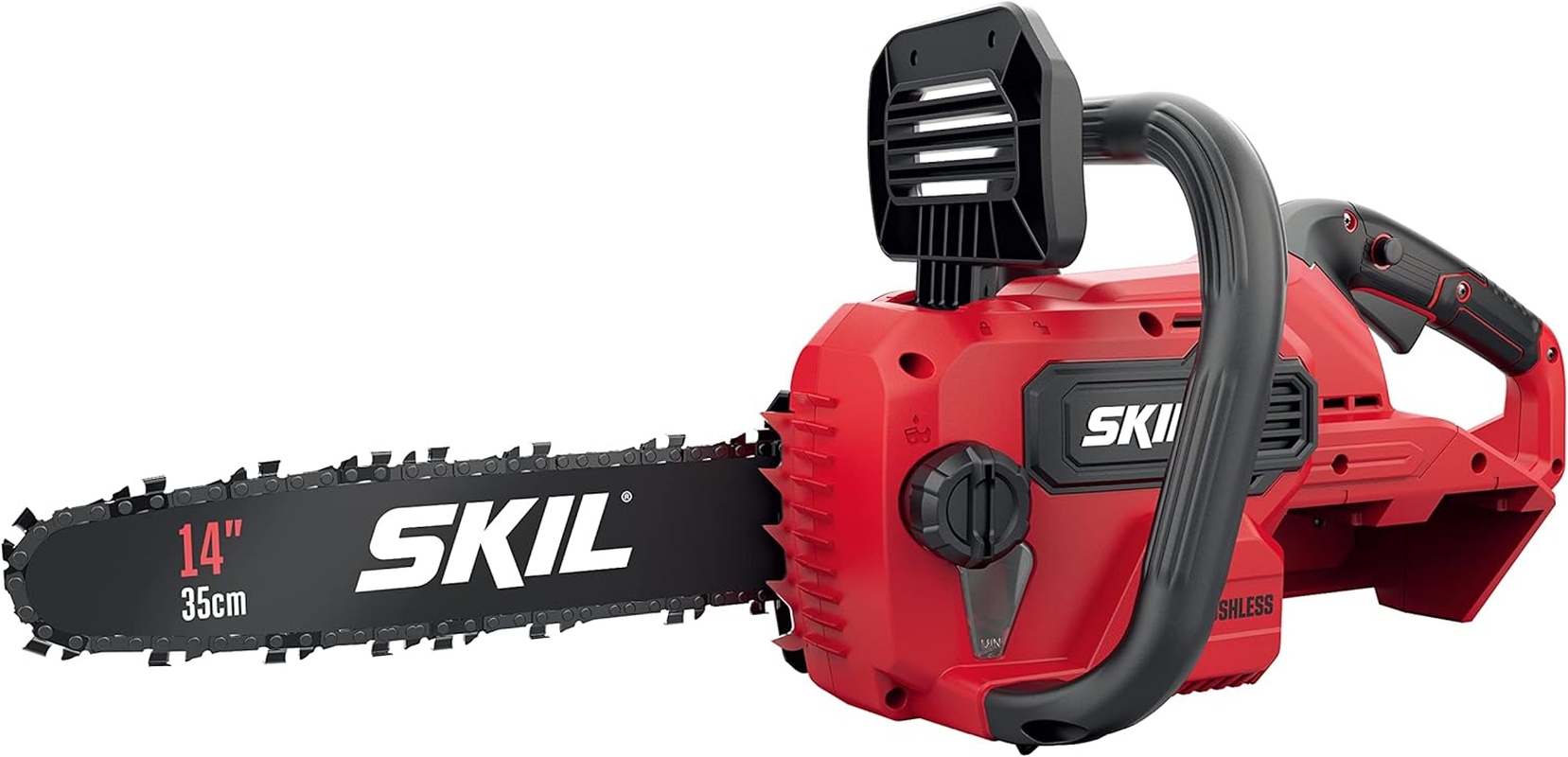 Skil Pwrcore 20V Brushless Chainsaw Kit with 2X2.5Ah Batteries and Dual Charger. image number 5