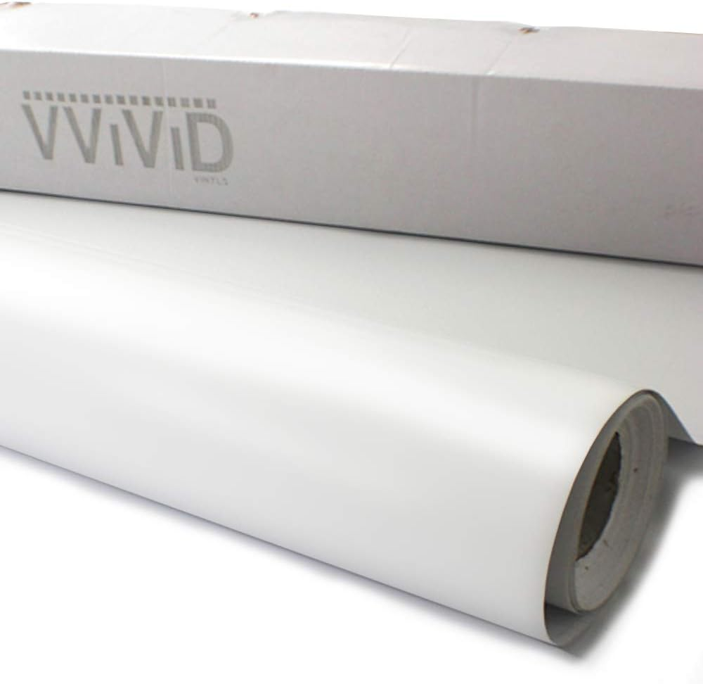 Vvivid Clear Lamination Vinyl Roll for Die-Cutter and Vinyl Plotter 12" X 54" 2-Roll Pack Matte Finish