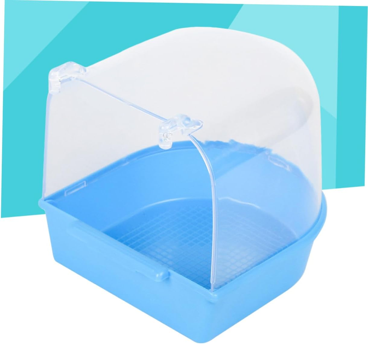 Bird Bath for Small Birds Covered Multi Cage Bird Bathlight for Canaries and Parrots Ideal for Bird Cages and Bathing Needs image number 6