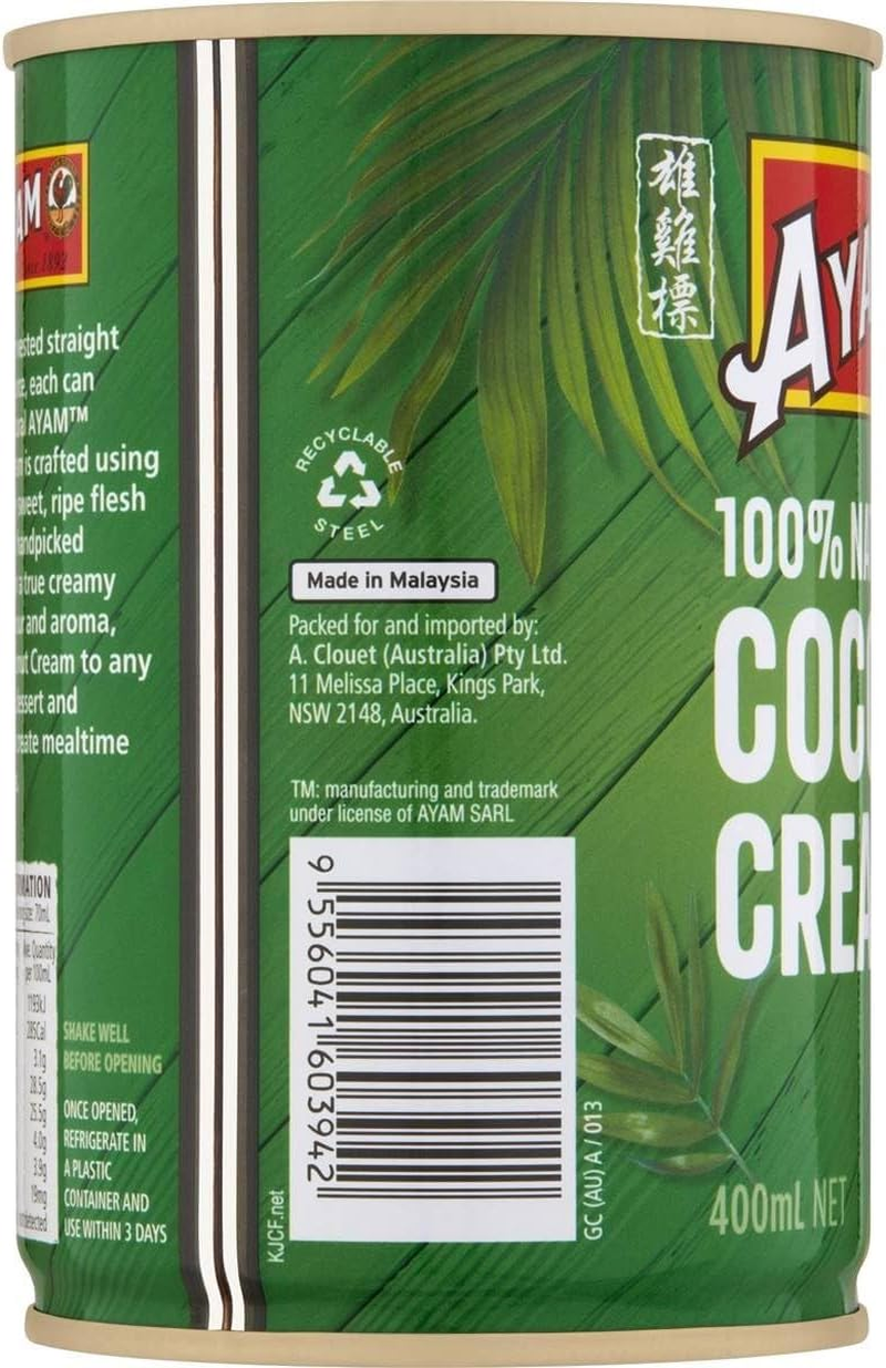 Ayam Coconut Cream 400 Ml image number 1
