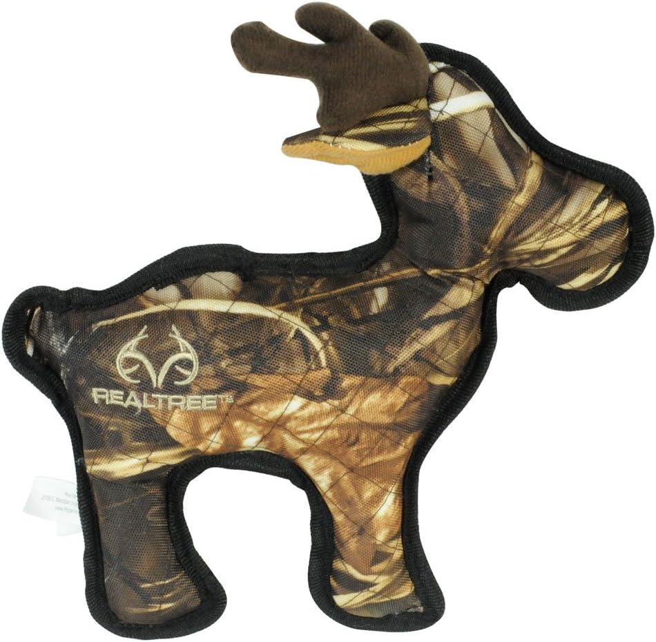 Hyper Pet Realtree Moose Interactive Dog Toy, Camo, for All Breed Sizes
