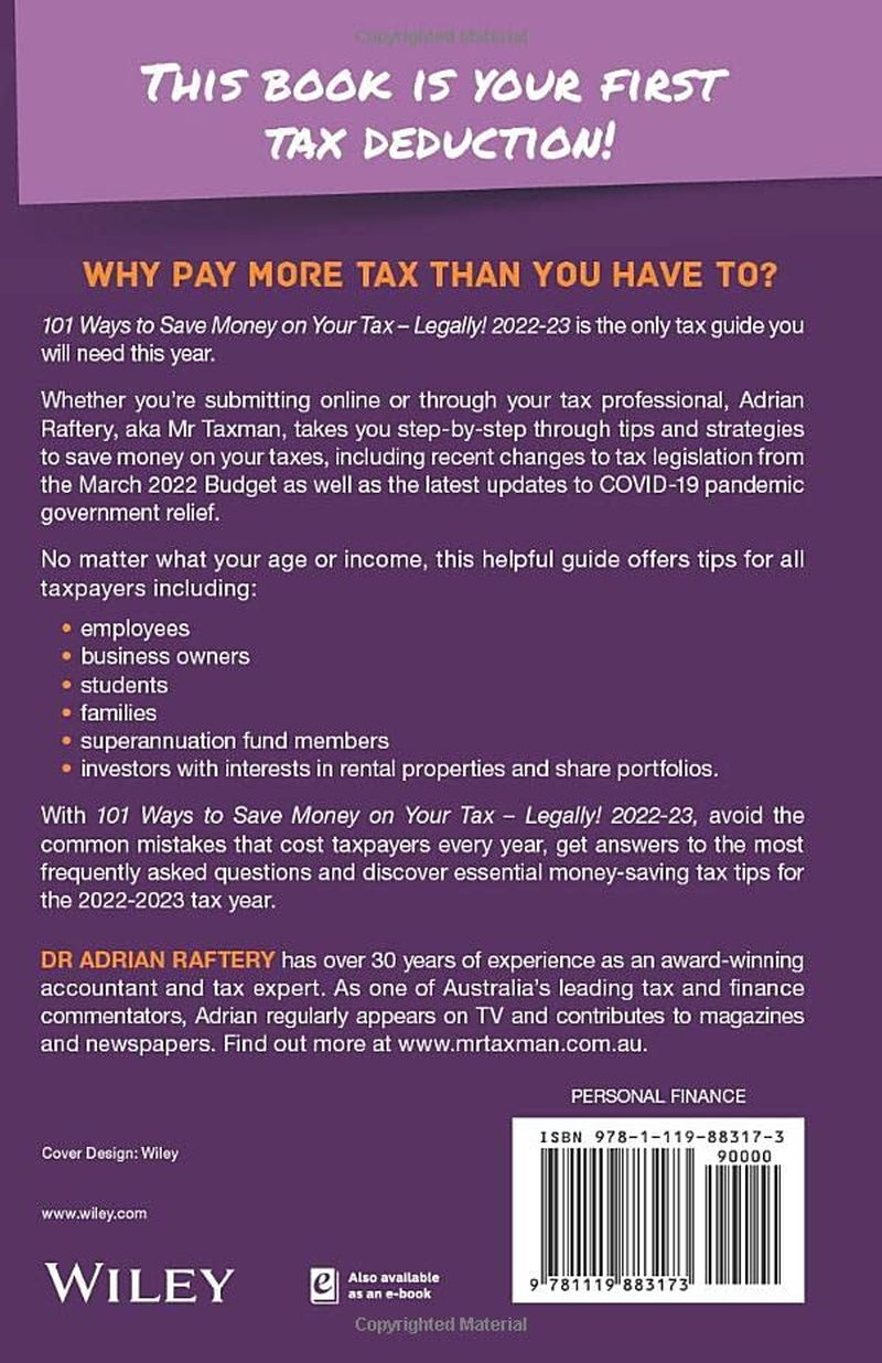 101 Ways to save Money on Your Tax - Legally! 2022-2023