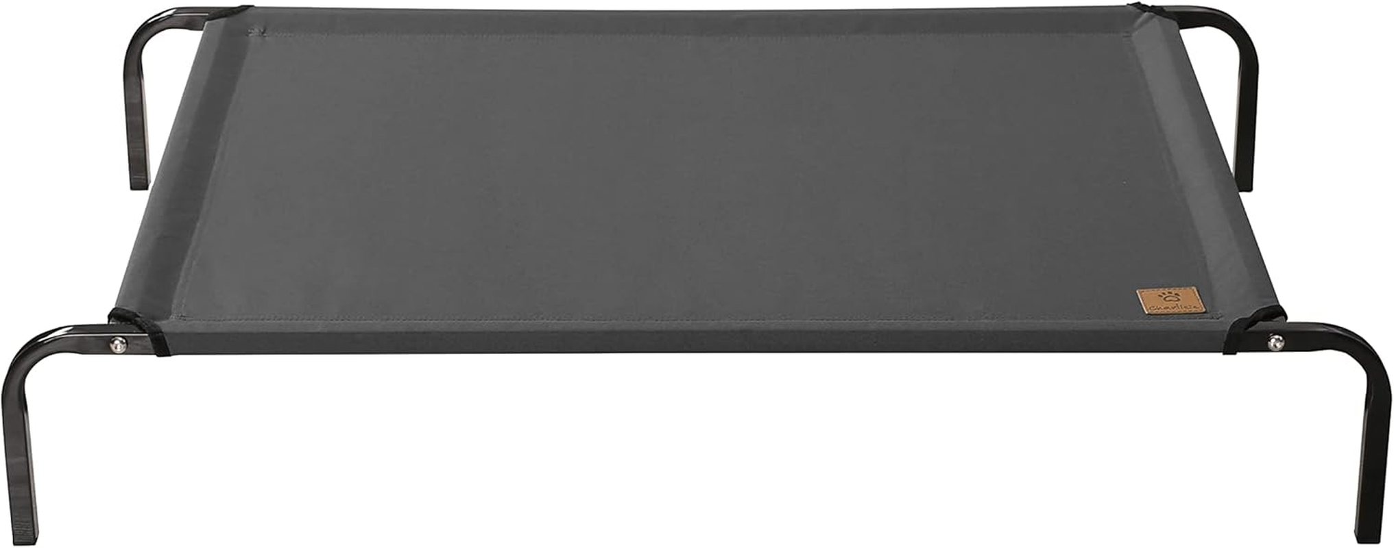 Charlie'S Heavy Duty Breathable Easy-To-Assemble Scratch-Resistant Elevated Trampoline Hammock PET Bed Dog Cat Summer Cool Cot - Grey Extra Large image number 2