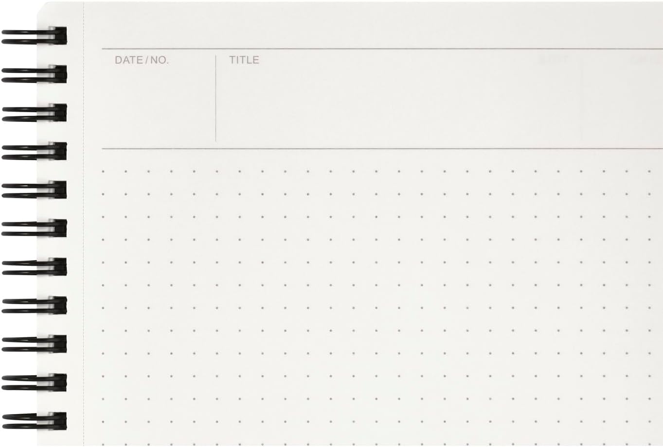 Maruman N104JP Nemosine 20Th Anniversary Ring Notebook, Dot Ruled, B5, Black image number 2