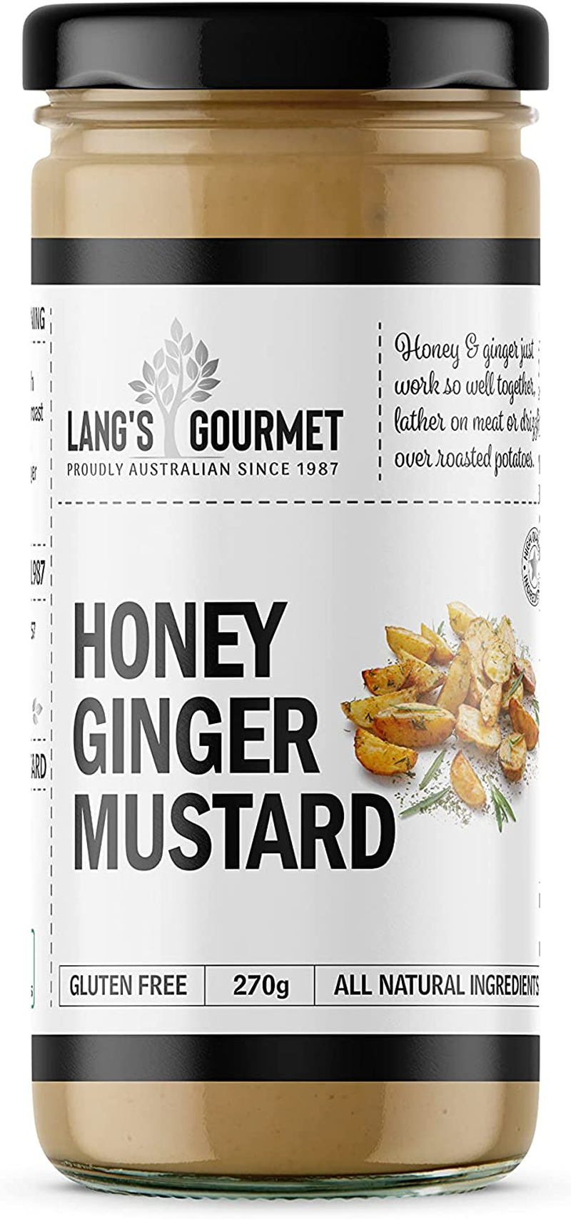 Langs Gourmet Honey Ginger Mustard 250 G
