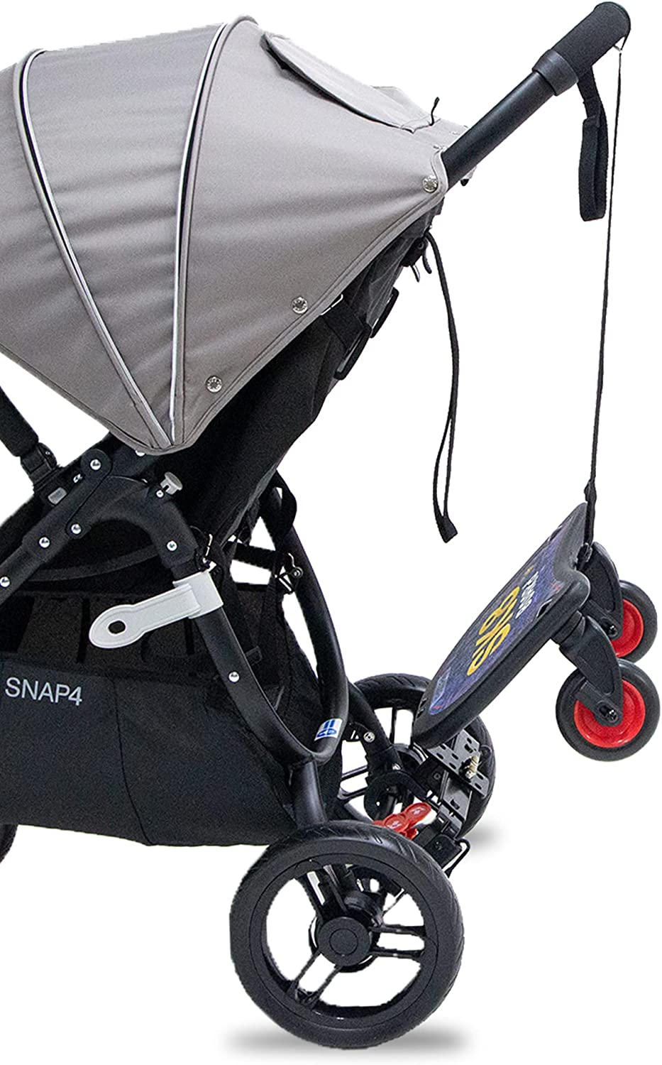 Veebee Valcobaby Ride on Stand SK8 Board, Black image number 1