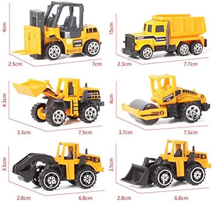 Coolplay Construction Toys Construction Truck for Boys Kids Excavator Toys Forklift Vehicle Cars for 3 4 5 6 image number 4