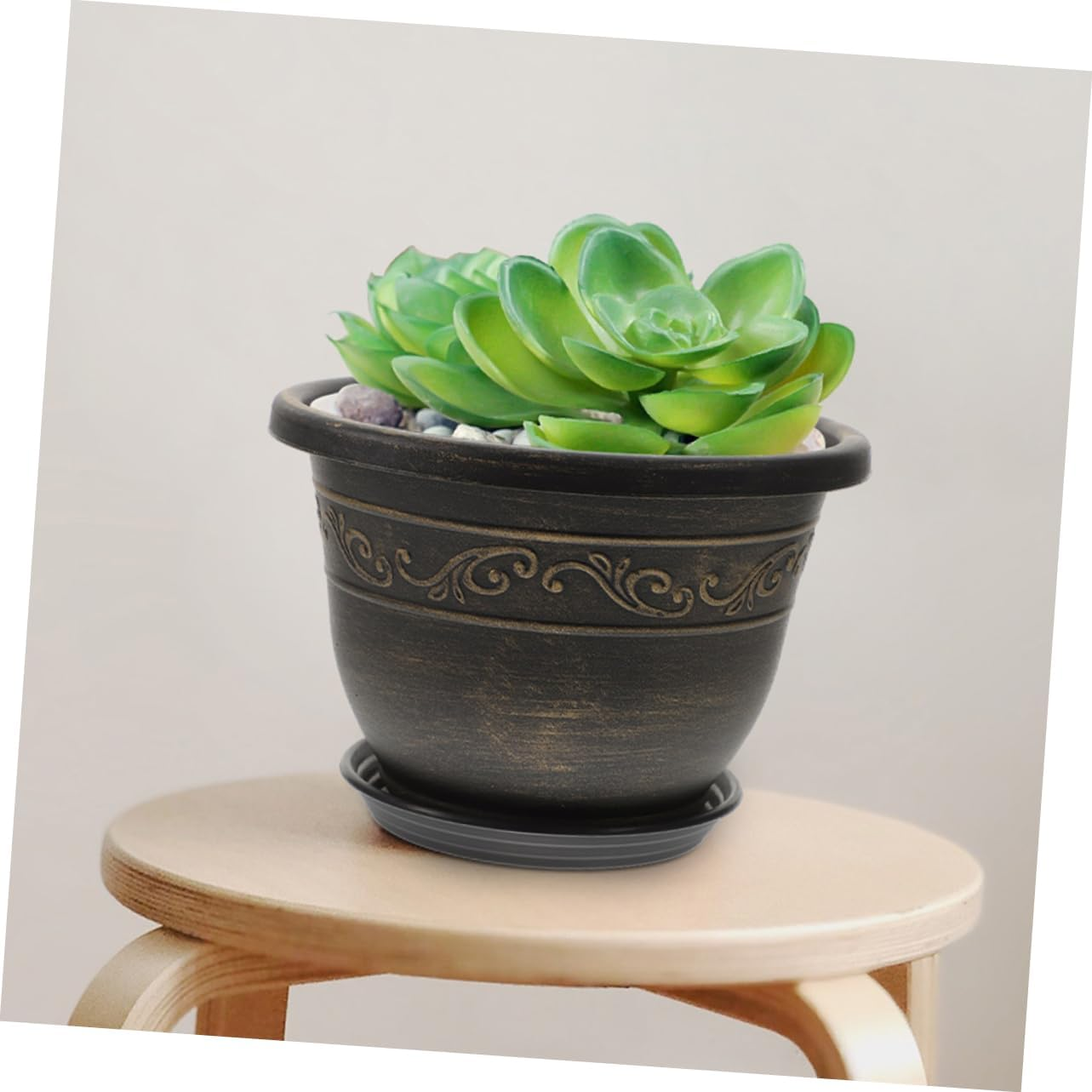 Gardening Pot Moisture Flowerpot Lightweight Plastic Plant Pot for Home image number 2