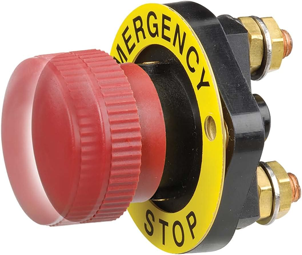 Narva Emergency Stop Switch with Rotating Release