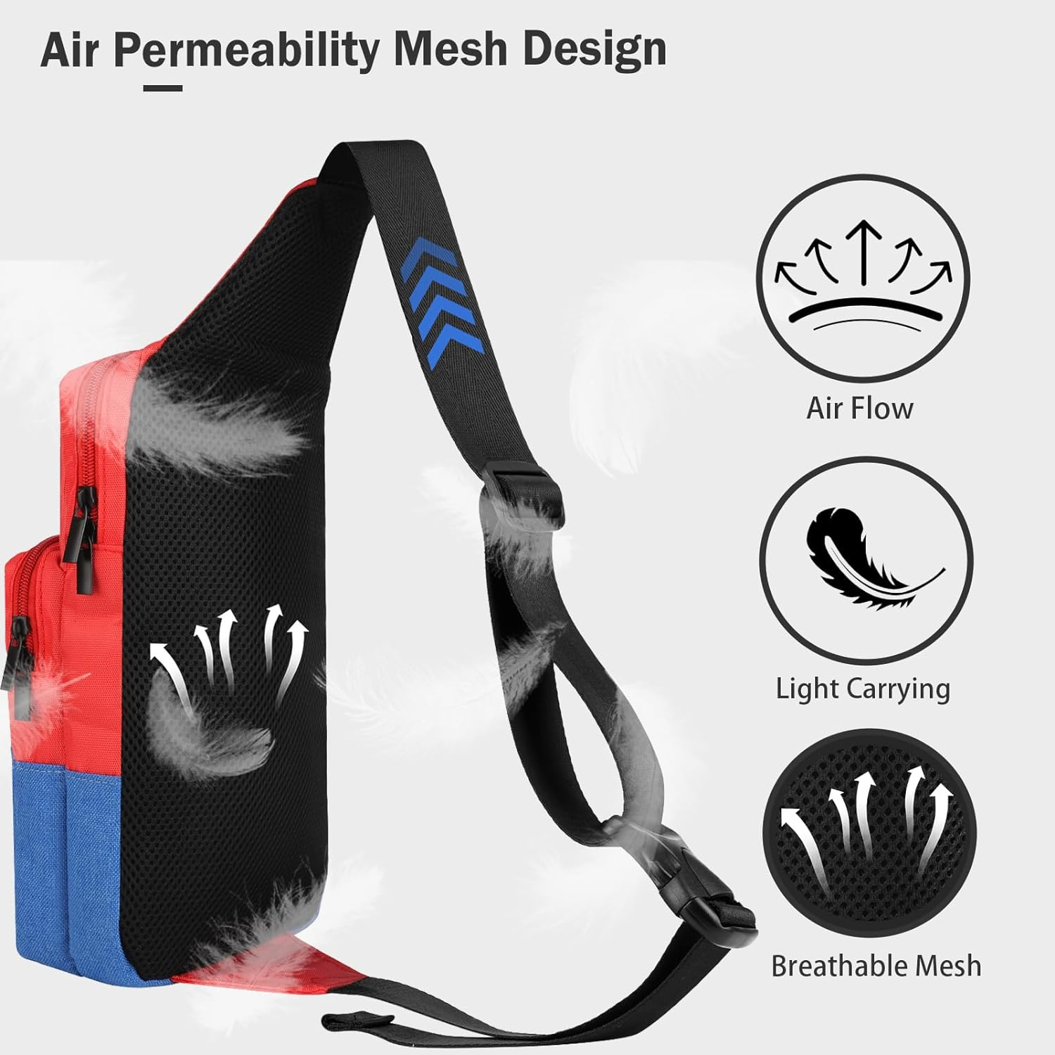 Cute Travel Bag for Nintendo Switch/Lite/Oled/Steam Deck, Small Sling Portable Waterproof Backpack Carrying Crossbody Shoulder Chest Gaming Bag Case for NS SD Console Dock Joy-Cons Accessories Storage image number 3