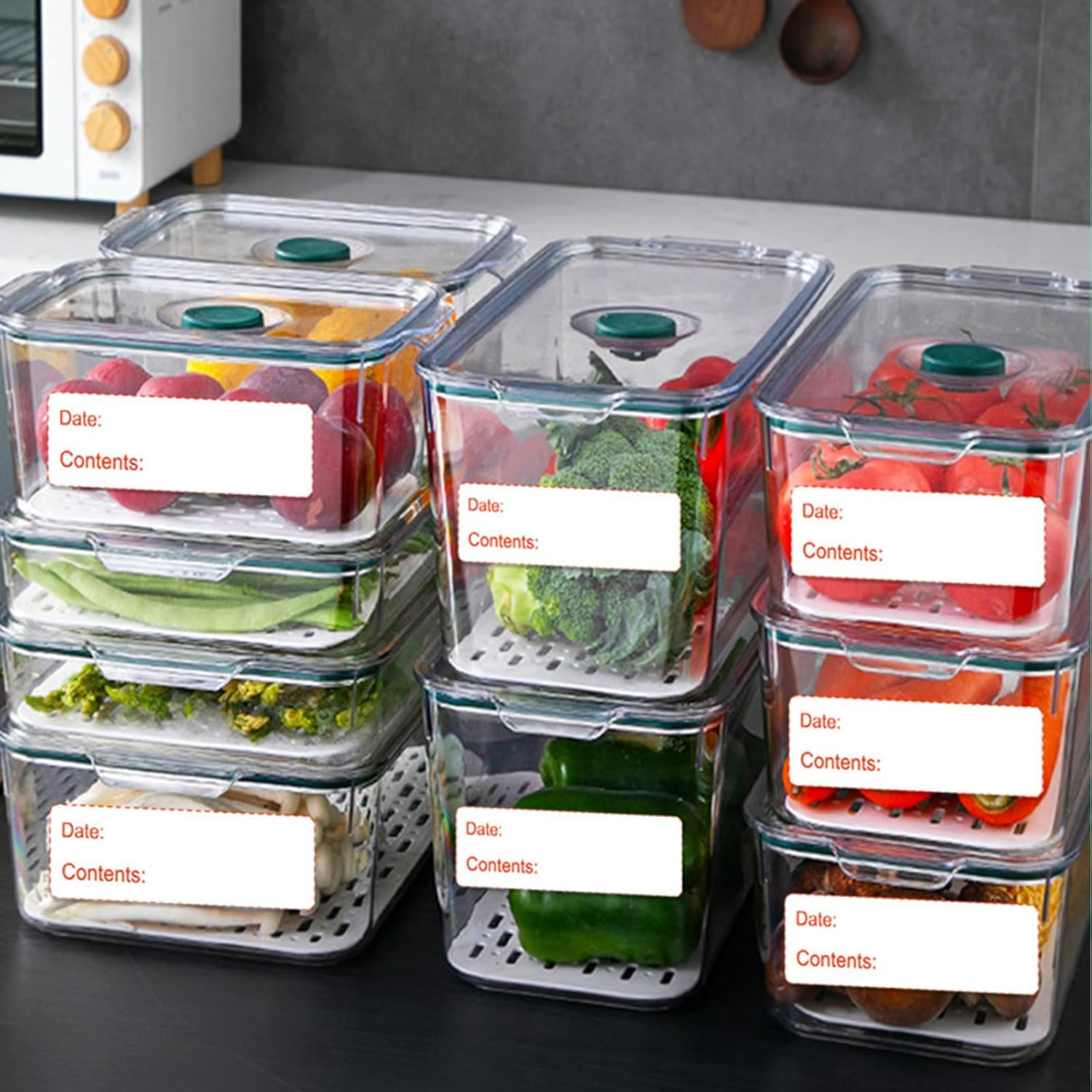 300 Pcs Adhesive Name Tag Labels Stickers for Containers, 3" X1" Blank Name Tag Category Tags for Kitchen, Office, School, Meeting, Parties, Warehouses image number 3