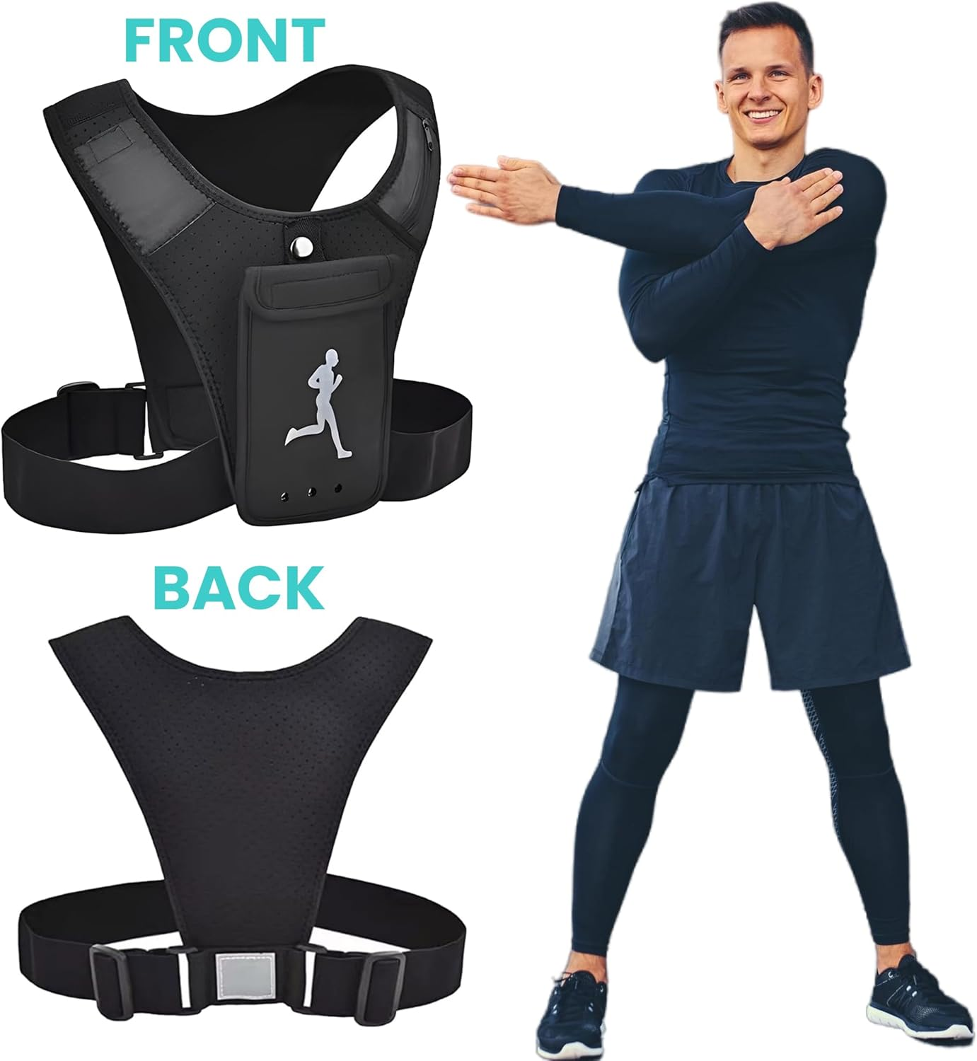 2024 New Unisex Running Vest for Jogging, Cycling and Hiking, Hydration Vest Running for Men & Women, Breathable and Ergonomic Design for Enhanced Comfort and Efficiency on Every Run